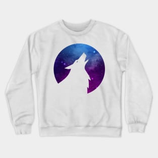 Wolf Universe Purple Crewneck Sweatshirt